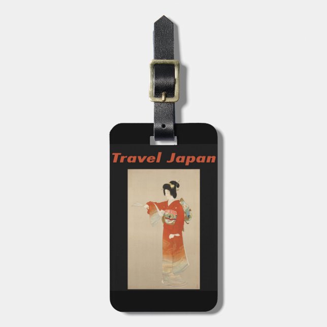 Étiquette À Bagage Japon (Devant Vertical)