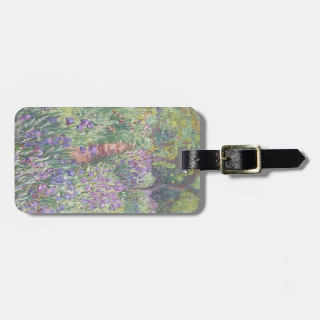Étiquette À Bagage Jardin de l'artiste à Giverny par Claude Monet (Devant horizontal)