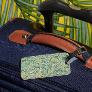 Étiquette À Bagage Jasmine, motif de William Morris,