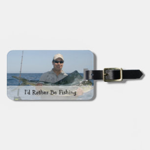 Étiquette À Bagage Je Préférerais Être Pêche, étiquette de bagage pho