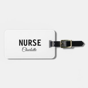 Étiquette À Bagage Je suis infirmière médecin expert ajouter votre no