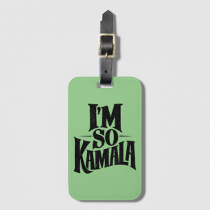Étiquette À Bagage Je suis si Kamala Brat Green Meme