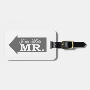 Étiquette À Bagage Je suis Son Mr. (Grey Arrow)