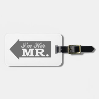 Étiquette À Bagage Je suis Son Mr. (Grey Arrow)
