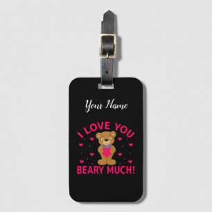 Étiquette À Bagage Je T'Aime Faire Beaucoup De Teddy Bear