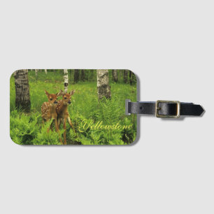 Étiquette À Bagage Jellowstone Luggage Tag-Fawn's