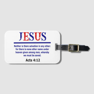 Étiquette À Bagage Jésus Aucun autre nom