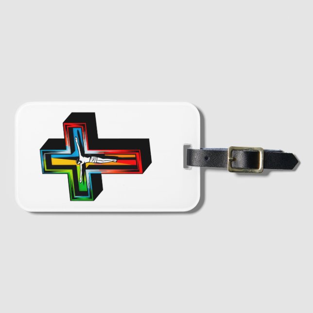 Étiquette À Bagage Jésus-Christ  (Devant Horizontal)