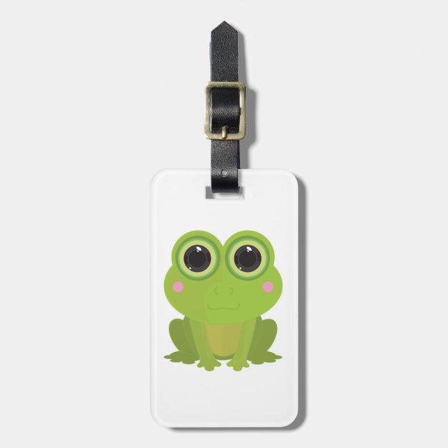 Étiquette À Bagage Jeu de grenouille (Devant Vertical)