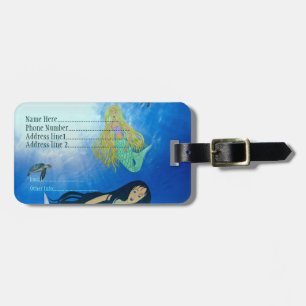 Étiquette À Bagage Jeu sous-marin (Sirène)