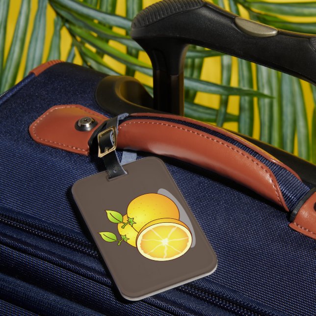 Étiquette À Bagage Jicy Oranges (Insitu Rectoal 1)