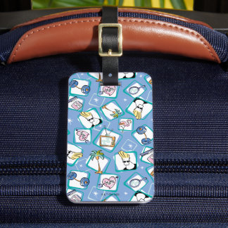 Étiquette À Bagage Johnny Bravo Motif Icon