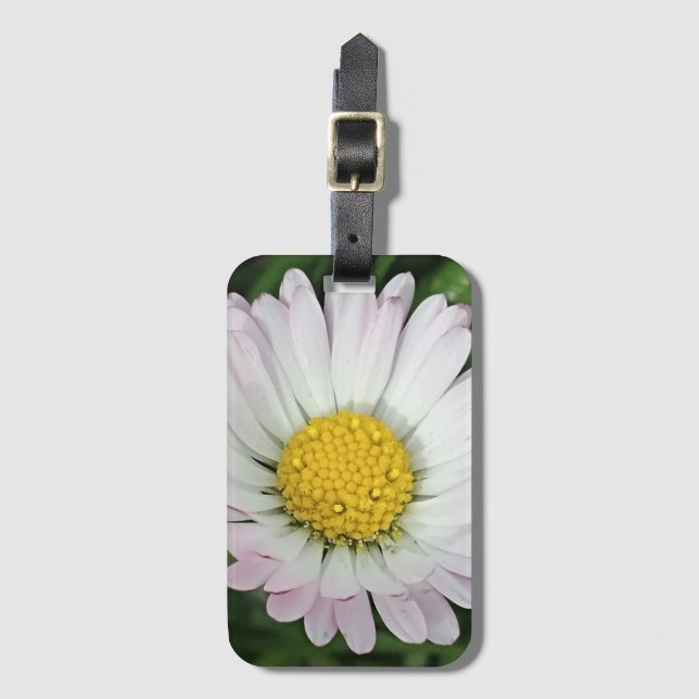 Étiquette À Bagage Jolie marguerite (Devant Vertical)