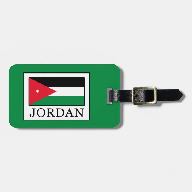 Étiquette À Bagage Jordanie (Devant horizontal)