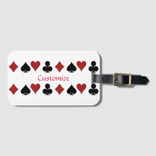 Étiquette À Bagage Jouer des combinaisons de carte Thunder_Cove (Devant Horizontal)