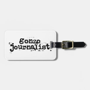 Étiquette À Bagage Journaliste particulier
