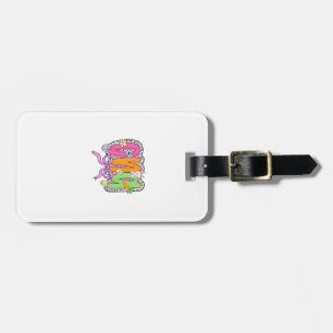 Étiquette À Bagage Joyeuses Pâques Infirmière CNA Coquette Nœud Lapin