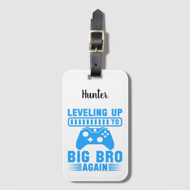 Étiquette À Bagage Jusqu'À L'Avenir Des Gros. (Devant Vertical)