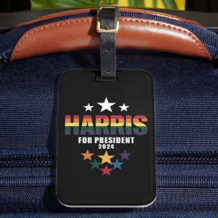 Étiquette À Bagage Kamala Harris Arc-en-ciel Fierté Gay LGBT Élection