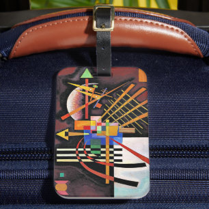 Étiquette À Bagage Kandinsky - Au-dessus et à gauche, art célèbre