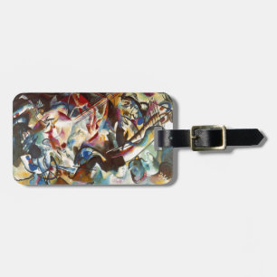 Étiquette À Bagage Kandinsky Composition VI Peinture Abstraite