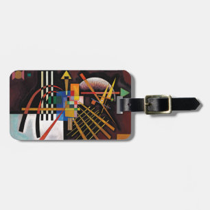Étiquette À Bagage Kandinsky peinture Abstraite oeuvre classique