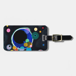Étiquette À Bagage Kandinsky Plusieurs cercles Abstraits