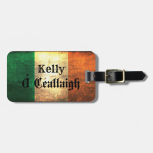 Étiquette À Bagage Kelly Irish Flag