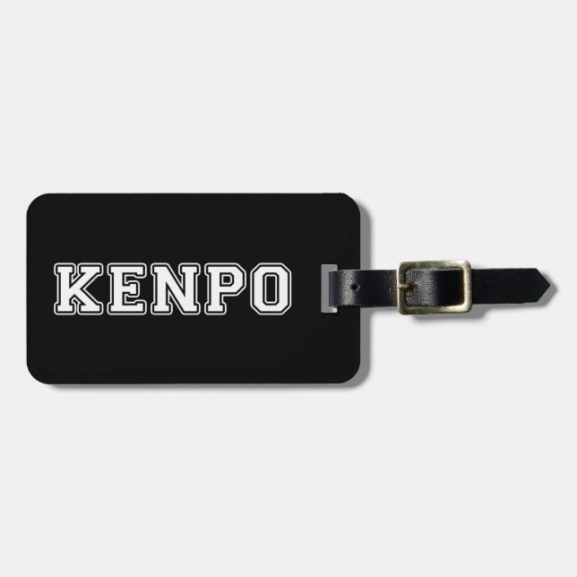 Étiquette À Bagage Kenpo (Devant horizontal)