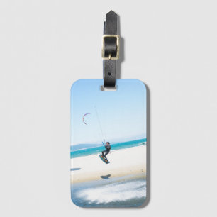 Étiquette À Bagage Kitesurfer stimule l'air