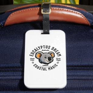 Étiquette À Bagage "Koala" "Australia" "Eucalyptus" "Wildlife" "Natur