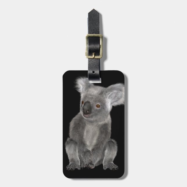 Étiquette À Bagage Koala Bear (Devant Vertical)