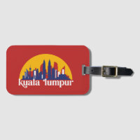 Kuala Lumpur Malaisie Rétro City Skyline Ville