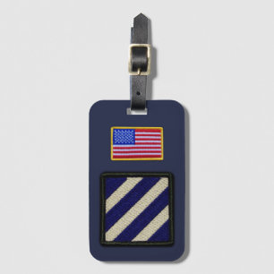 Étiquette À Bagage La 3e Division d'infanterie de la Division d'infan