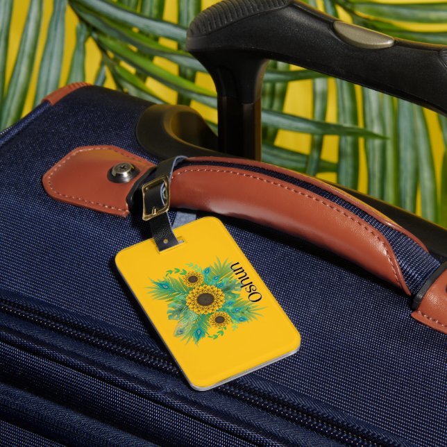 Étiquette À Bagage La déesse d'Oshun Tournesols (Insitu Rectoal 1)