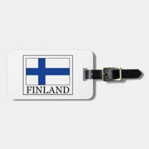 Étiquette À Bagage La Finlande