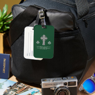 Étiquette À Bagage La Lorica de la prière Saint Patrick (courte)