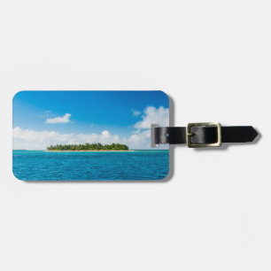 Étiquette À Bagage La Mer Avec Little Island