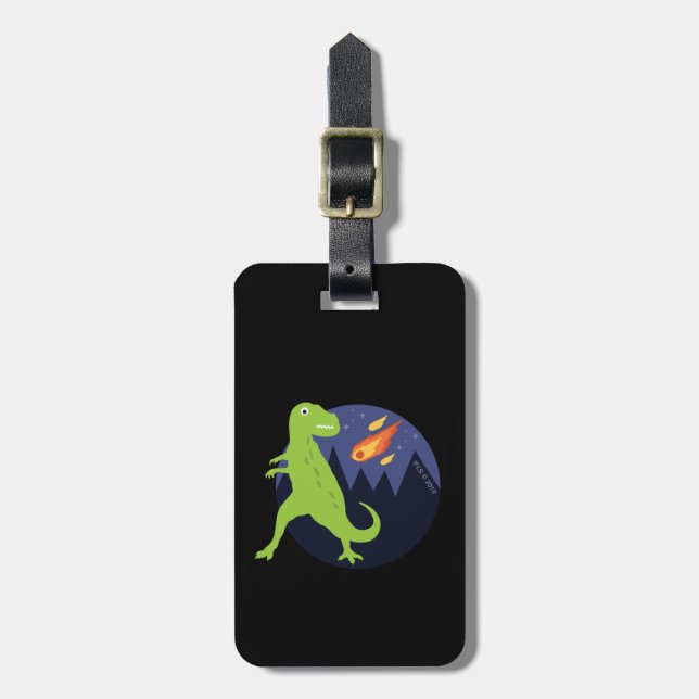 Étiquette À Bagage La météorite qui a collé (Devant Vertical)