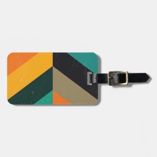 Étiquette À Bagage La moitié du siècle Chevron