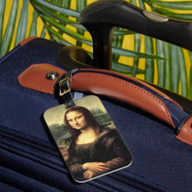 Étiquette À Bagage La Mona Lisa Leonardo da Vinci (Insitu Rectoal 1)
