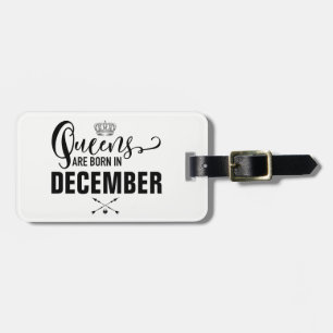 Étiquette À Bagage La Reine sont née dedans