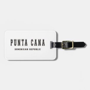 Étiquette À Bagage La République Dominicaine de Punta Cana