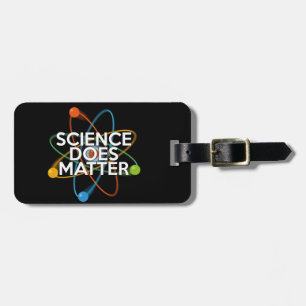 ÉTIQUETTE À BAGAGE LA SCIENCE EST IMPORTANTE