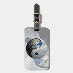 Étiquette À Bagage La terre et ciel Yin Yang