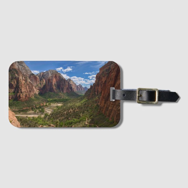 Étiquette À Bagage La vallée du Parc national de Zion (Devant Horizontal)
