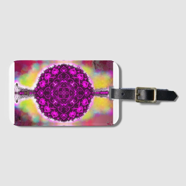 Étiquette À Bagage La vibration de la lumière (Devant Horizontal)