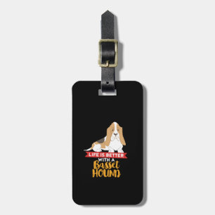 Étiquette À Bagage La vie amusante de l'amoureux des chiens est meill
