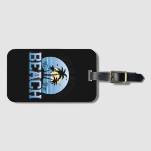 Étiquette À Bagage La vie est meilleure à la plage