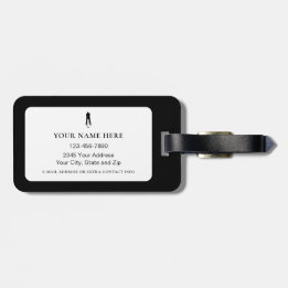 Étiquette À Bagage La vie est meilleure à l'heure du tee Personnalisé